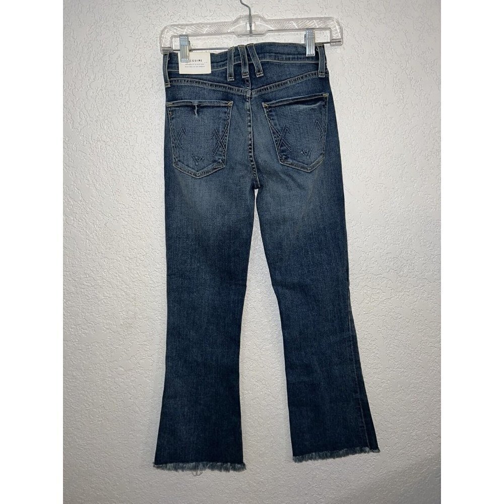 MCGUIRE Denim NWTS Size 24 Crop Wide Raw Hem (U) - Picture 4 of 7
